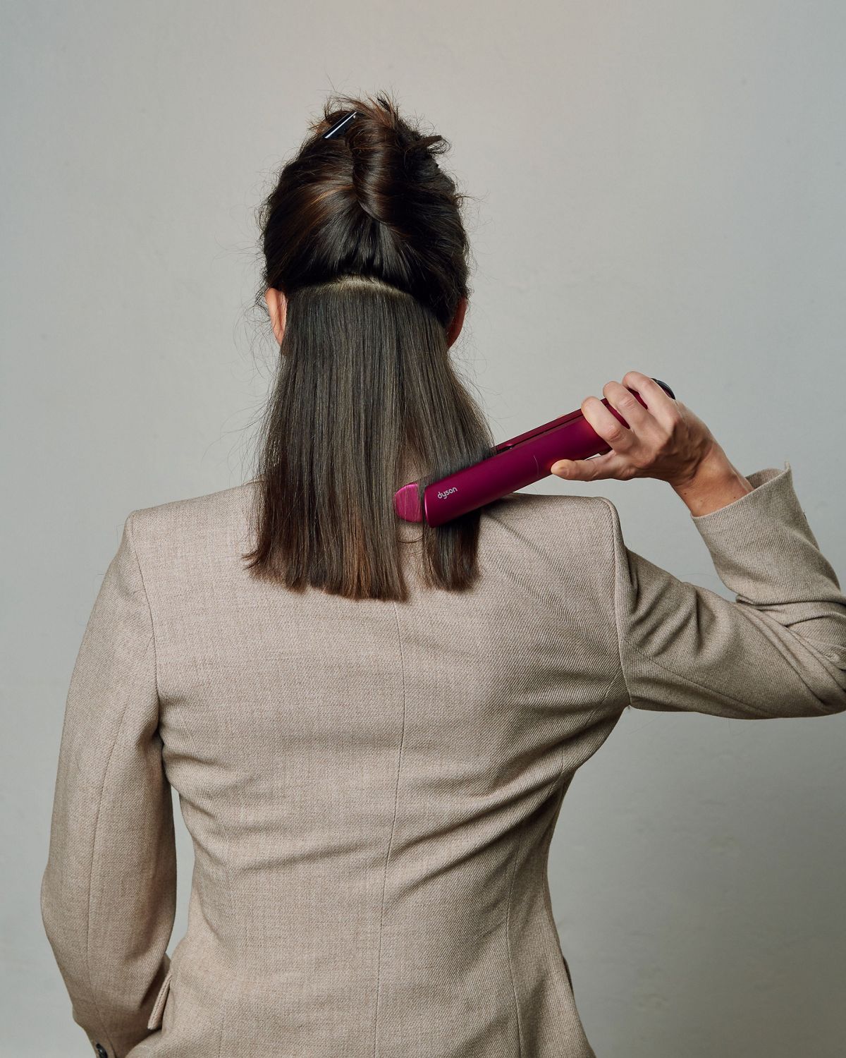 Jen Atkin and a Dyson Engineer